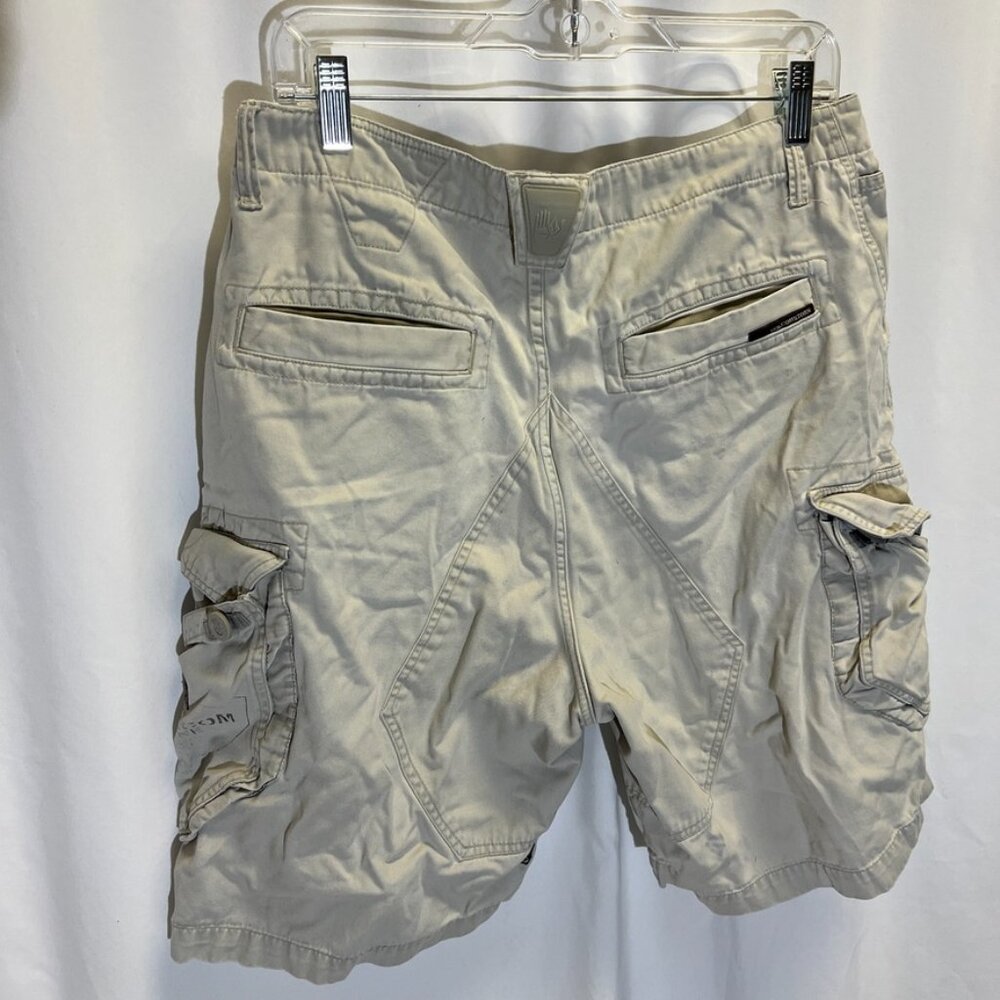 Volcom Stone Scout Tread Lightly Vintage Cargo Khaki Shorts - Picture 7 of 16